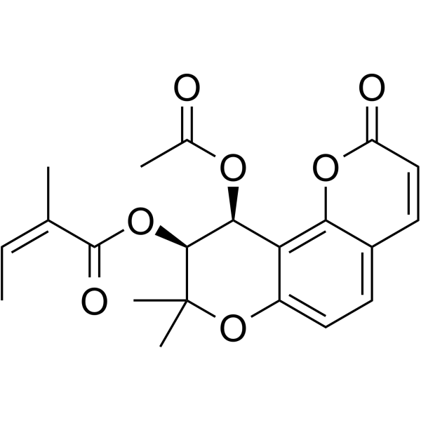 (±)-Praeruptorin A Structure